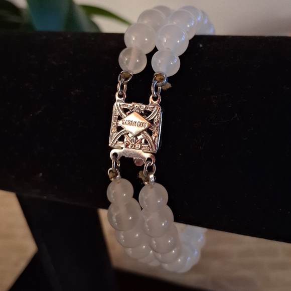 Sarah Coventry Vintage Collectors Braclet - Double Strand Beaded - Picture 4 of 5